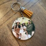 Custom Photo Keychain_ Personalized Picture Bag Tag, Memorial Gift